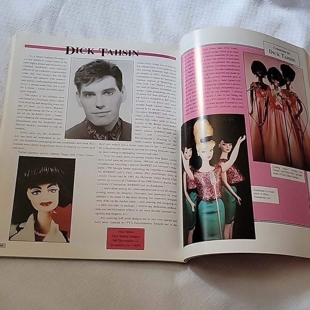 1996 Fashion Doll Makeovers Soft Cover Barbie Book By Jim Faraone Mint Condition